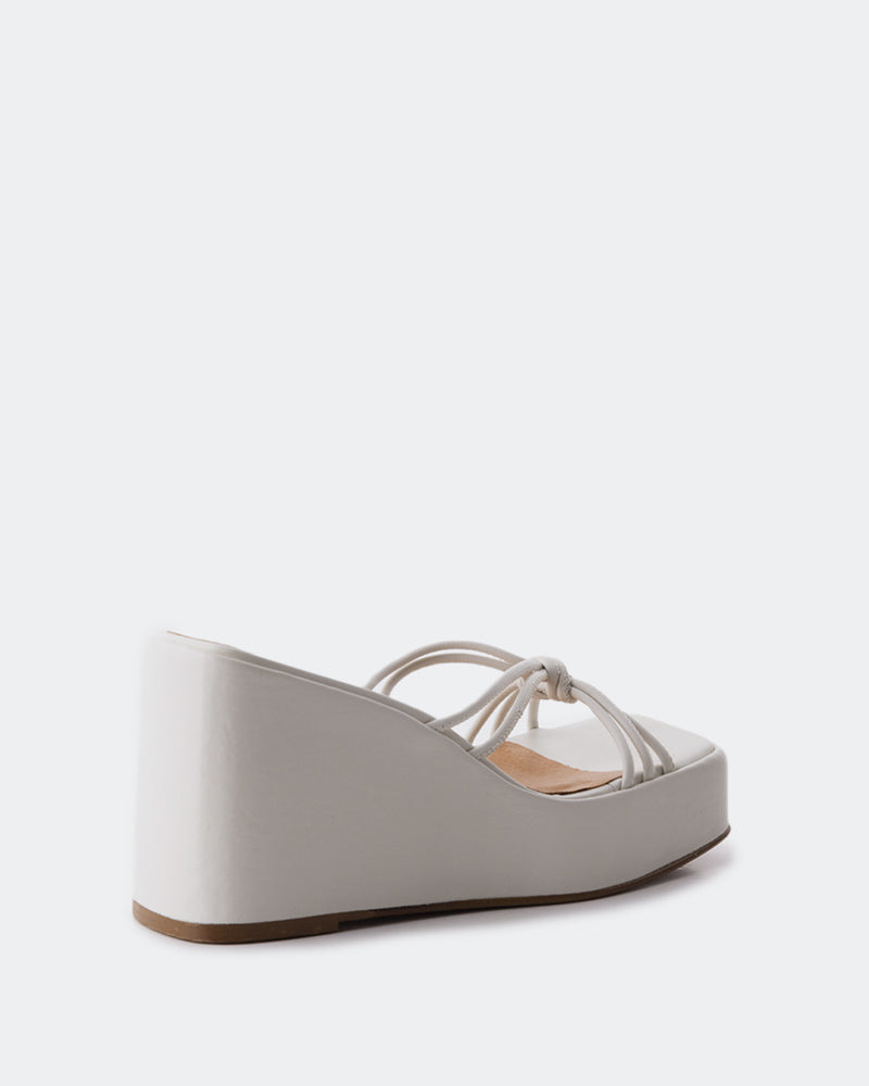 L'intervalle Harmonia Blanc Cassé Cuir Blanc