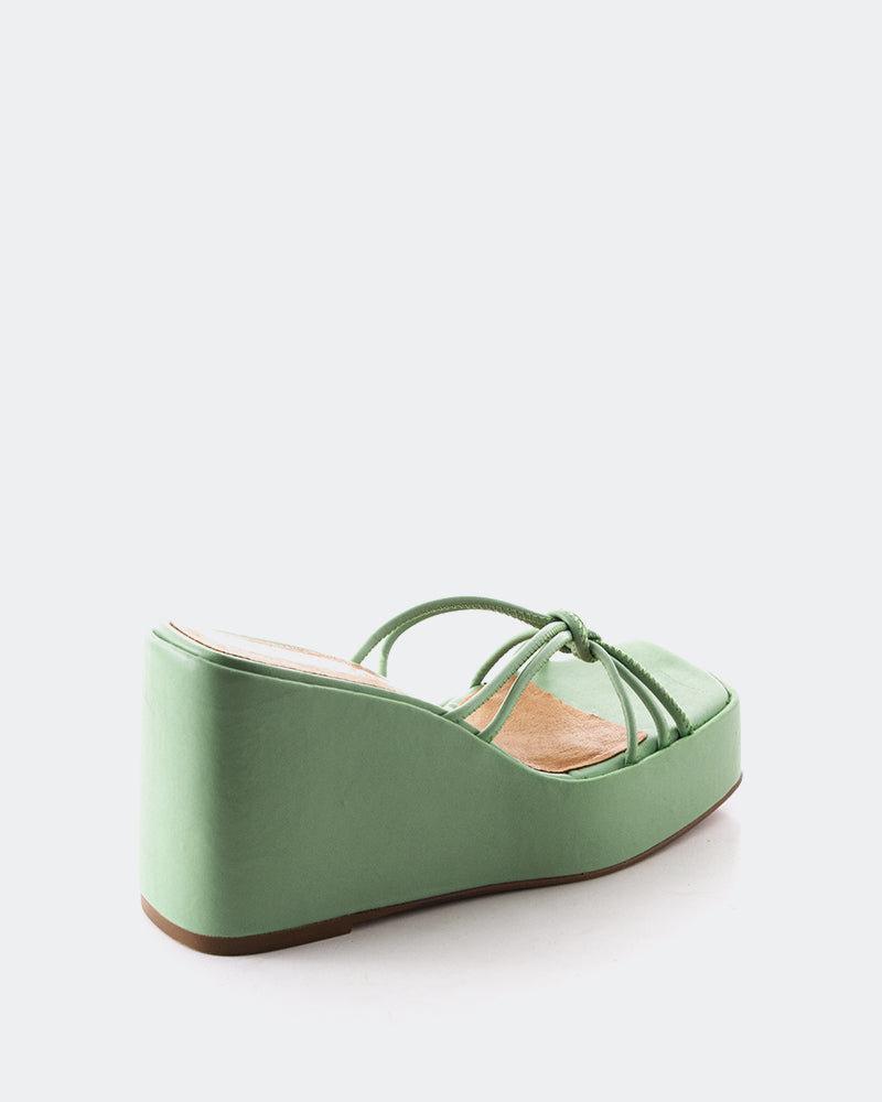 L'intervalle Harmonia Cuir Menthe Vert