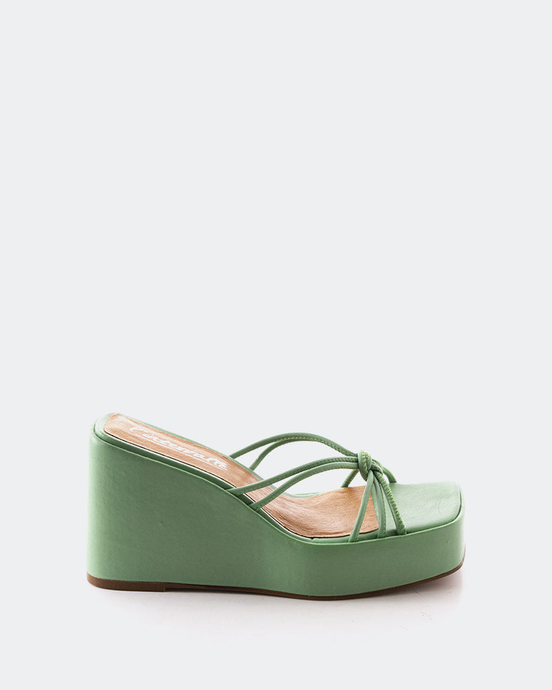 l'intervalle Harmonia Cuir Menthe Vert