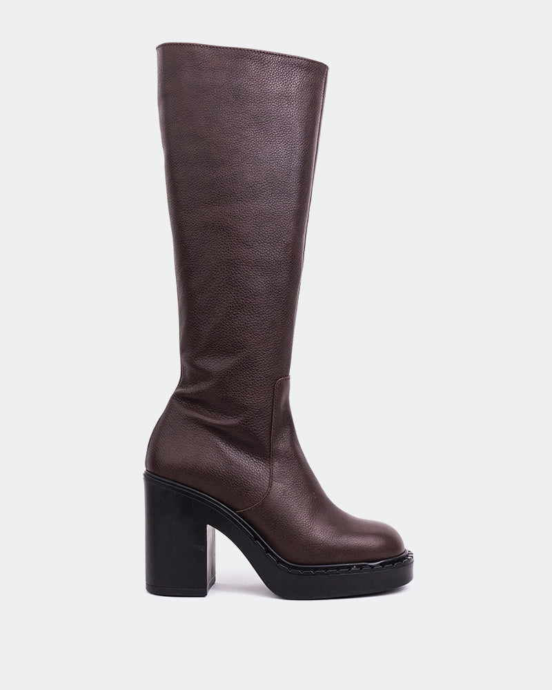 l'intervalle Hedon Brun Cuir Brun