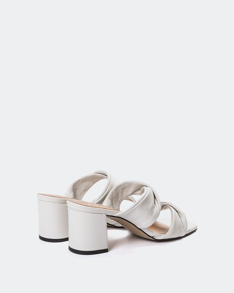 L'intervalle Hester Blanc Cassé Cuir Blanc