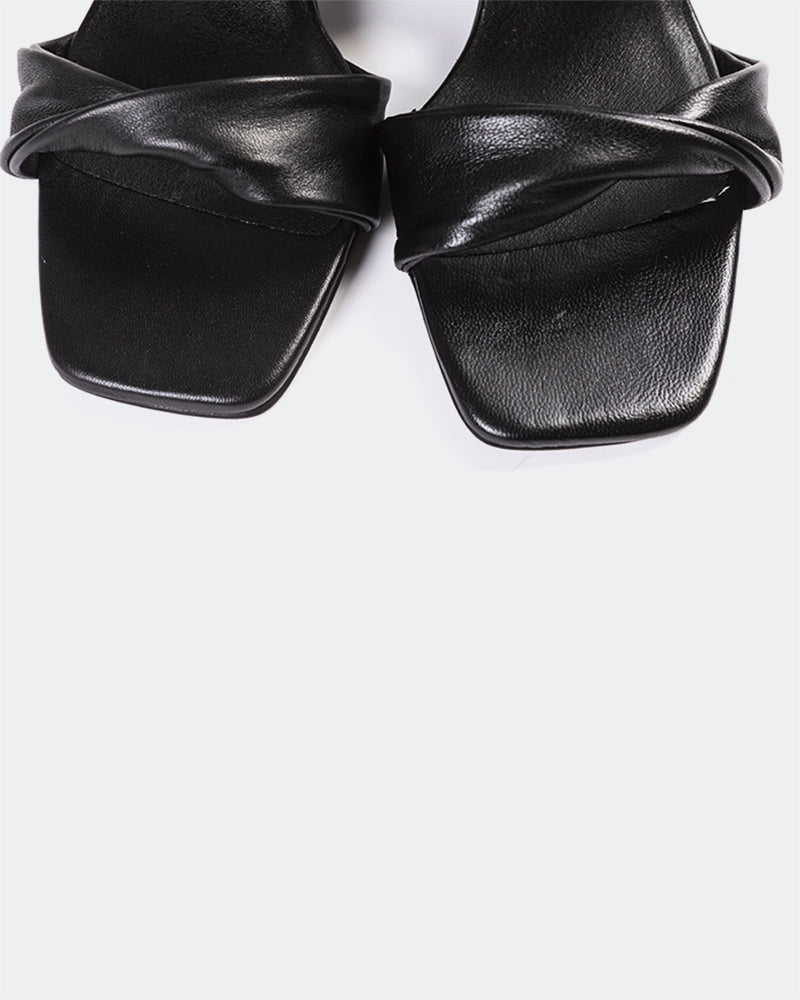 L'intervalle Hester Noir Cuir Noir