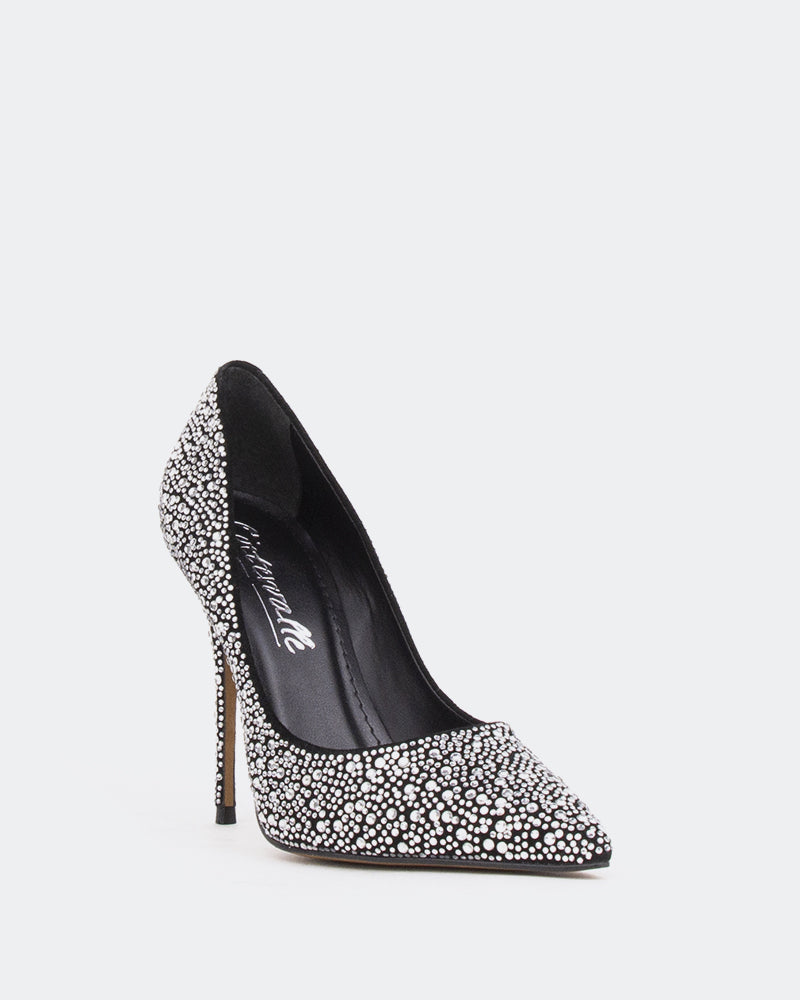 L'intervalle Hilton Noir Suède /Suède Noir Noir