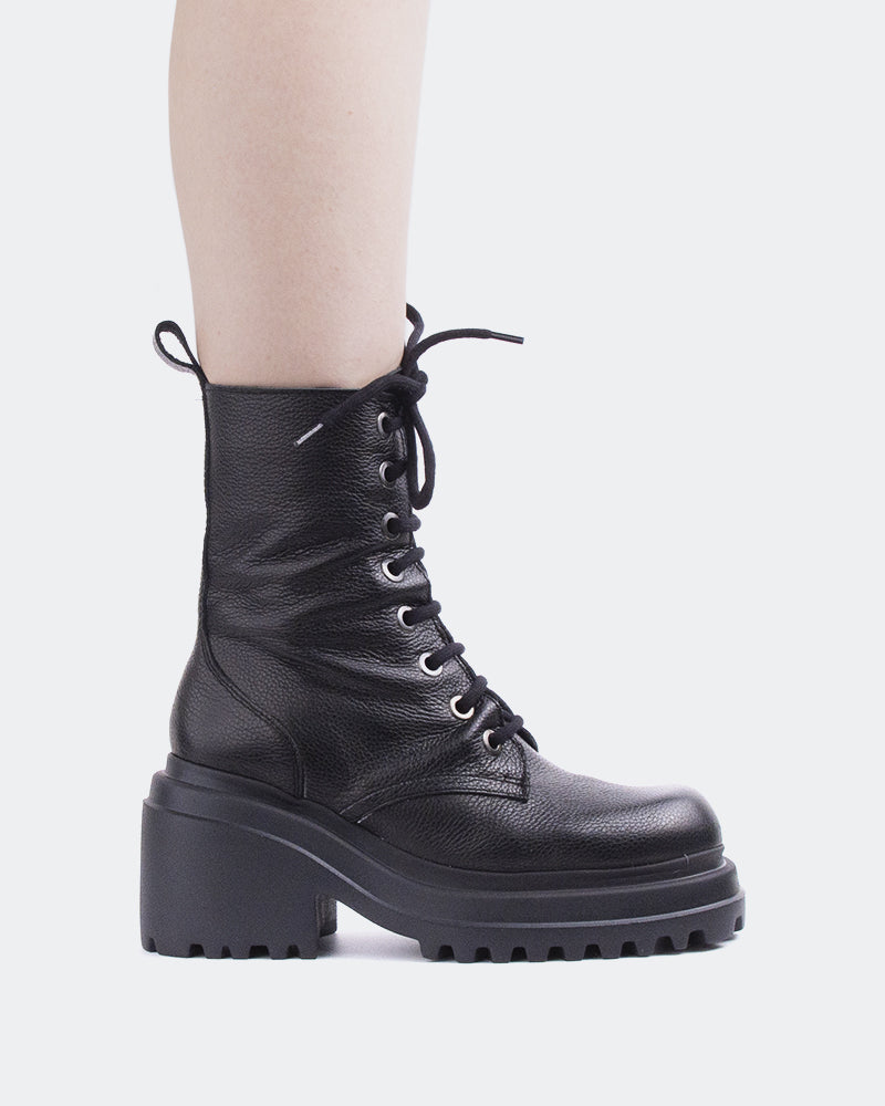 l'intervalle Homer Noir Cuir Noir