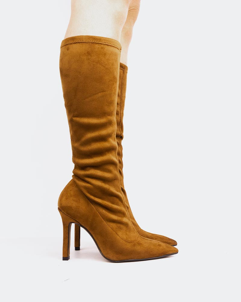 l'intervalle Horizon Ocre Suède Stretch Ocre