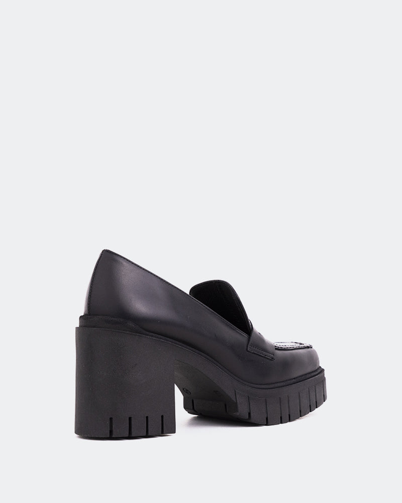 L'intervalle Hugo Noir Cuir Noir