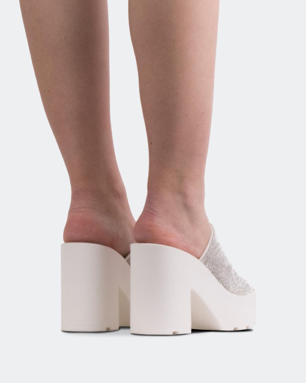 L'intervalle Hutton Blanc Strass Blanc