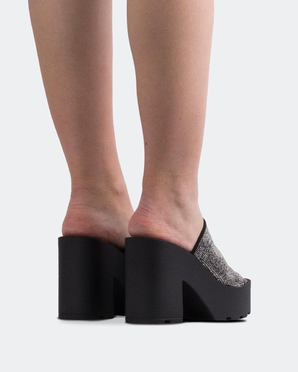 L'intervalle Hutton Noir Strass Noir