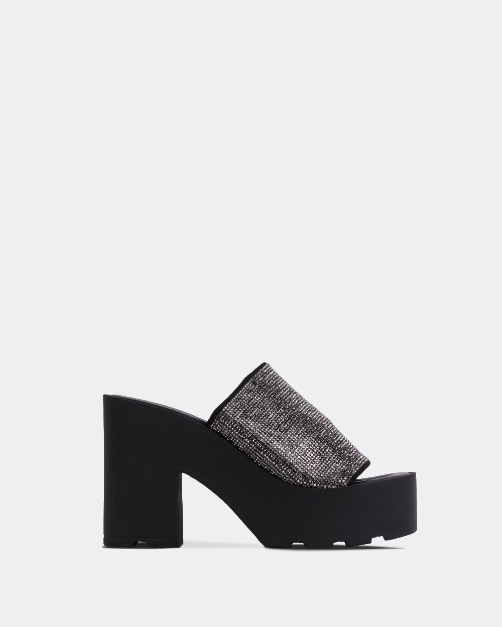 L'intervalle Hutton Noir Strass Noir