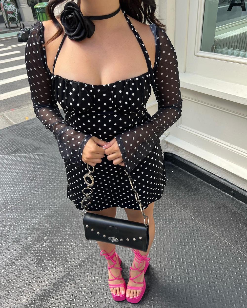 L'intervalle Hypnotic Rose Cuir Rose