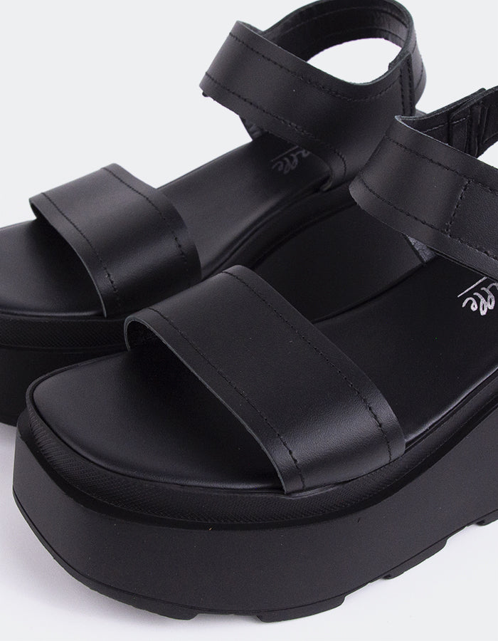 L'intervalle Ideal Noir Cuir Noir