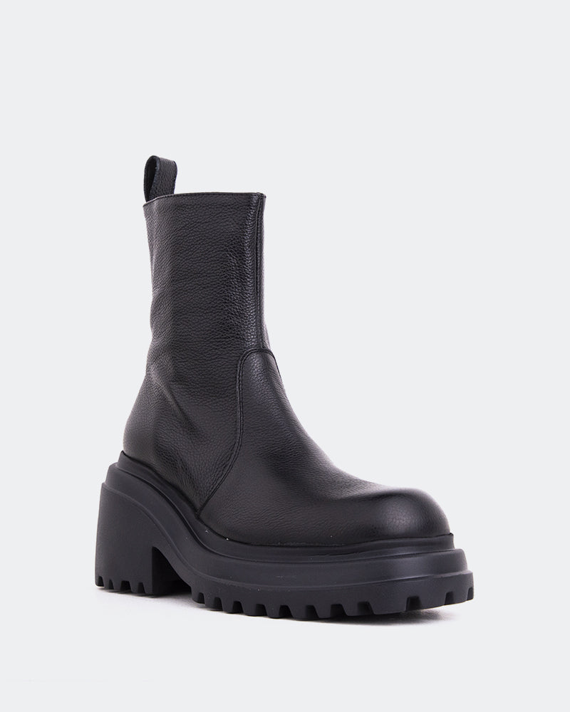 L'intervalle Ike Noir Cuir Noir