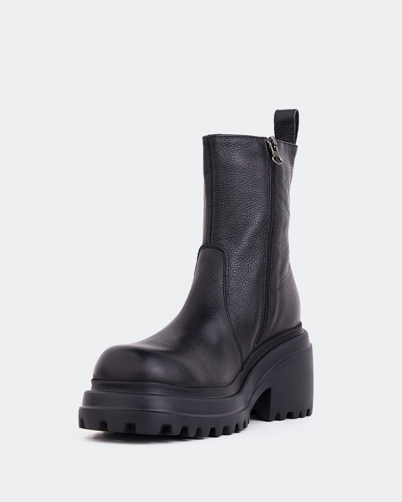 L'intervalle Ike Noir Cuir Noir