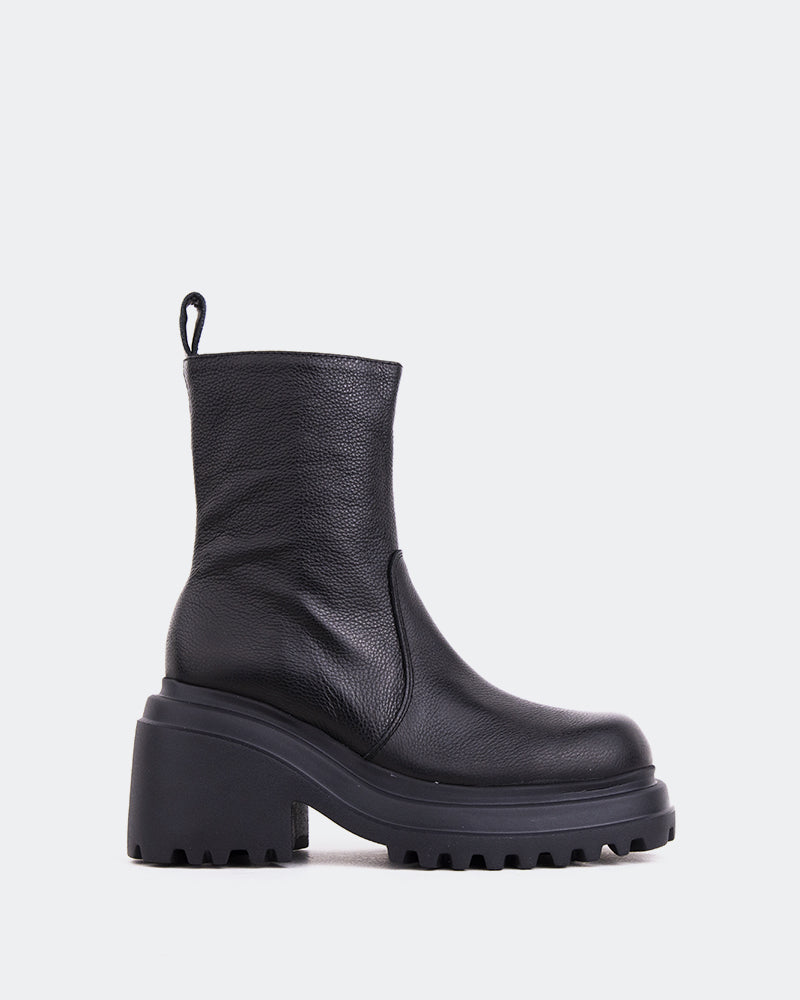 l'intervalle Ike Noir Cuir Noir