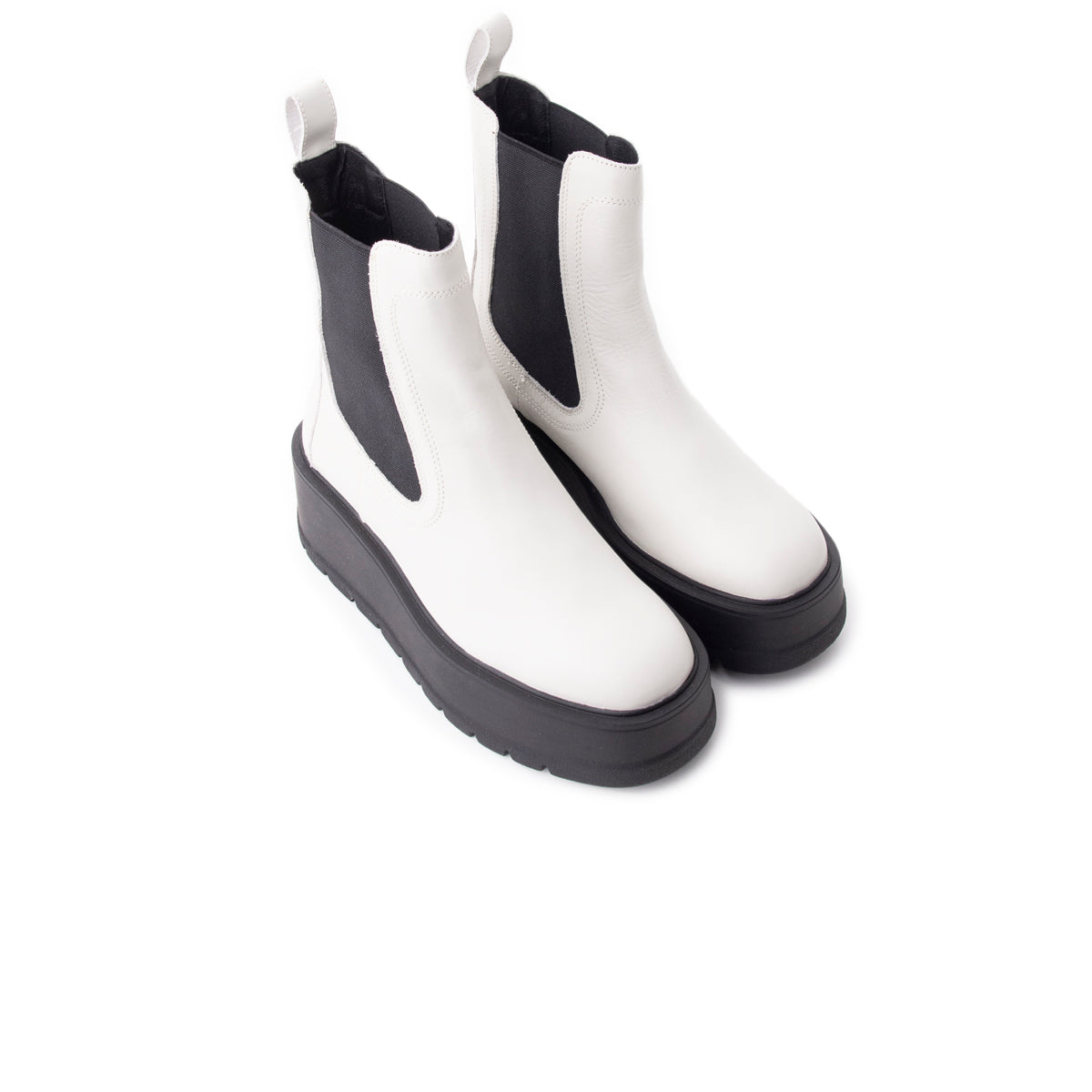 L'intervalle Imola Blanc Cassé Cuir Blanc