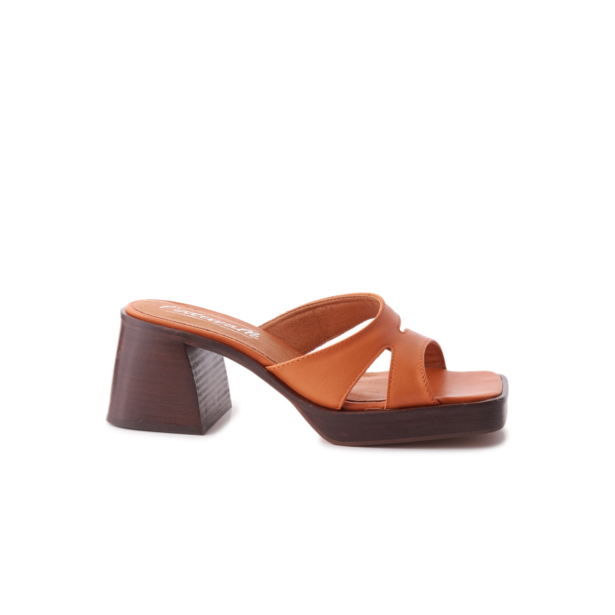 l'intervalle Isadora cuir orange Orange