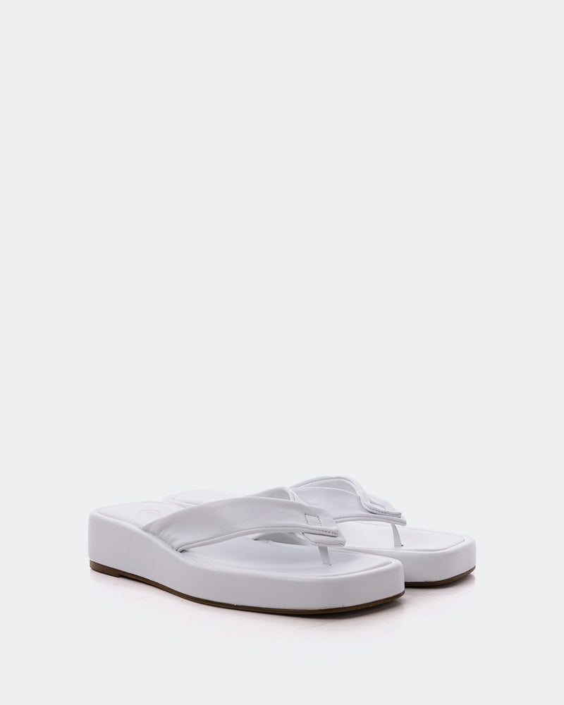 L'intervalle Ismene Blanc Cuir Blanc