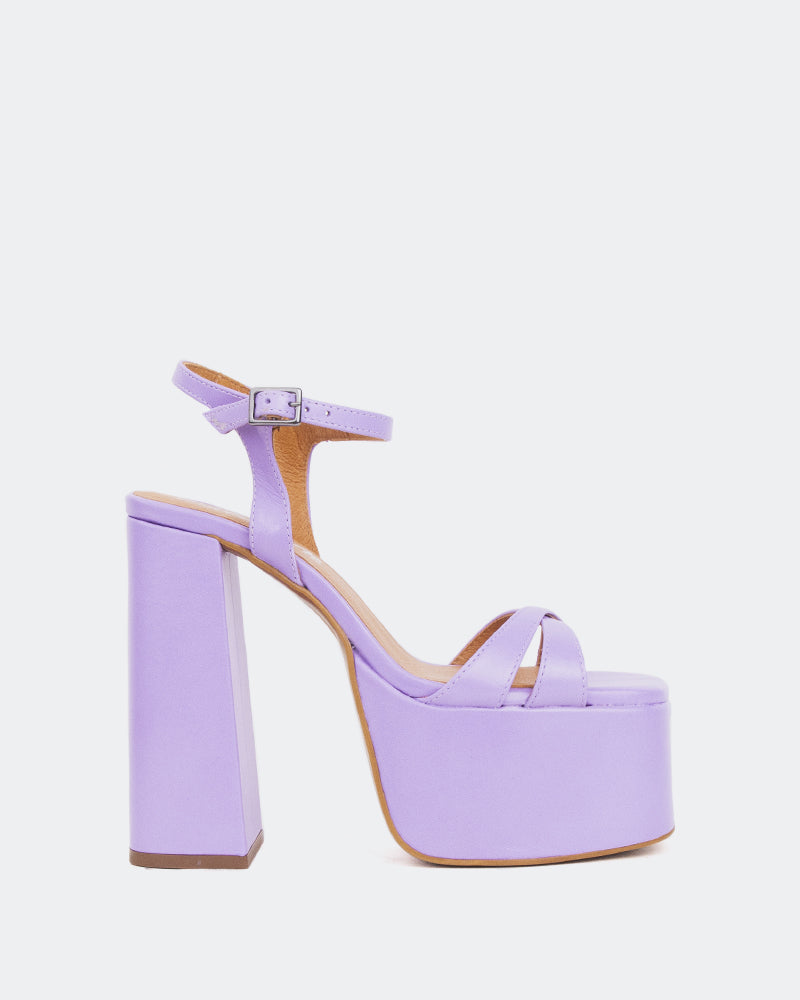 l'intervalle Ives Mauve Cuir Mauve