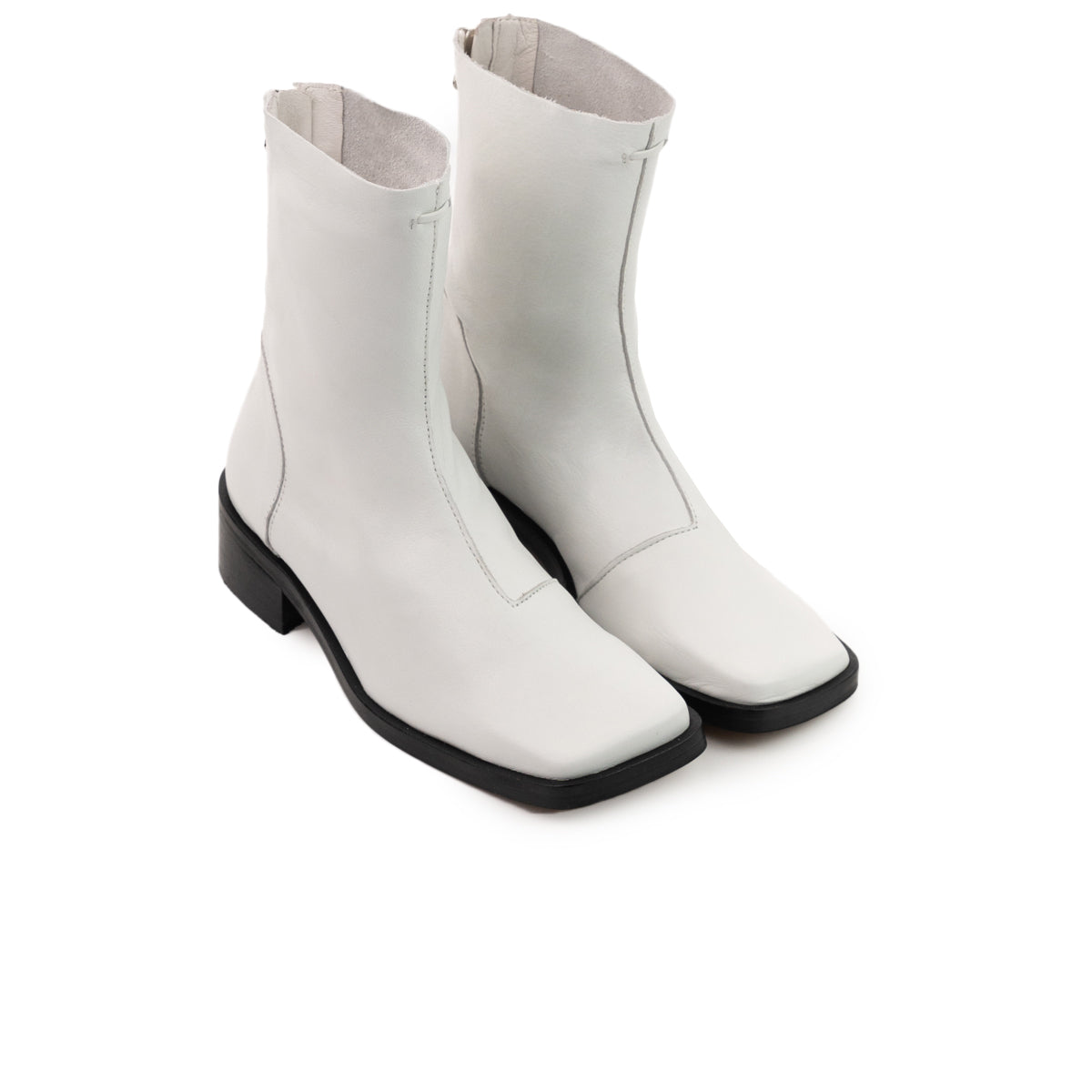 L'intervalle Jaca Blanc Cuir Blanc