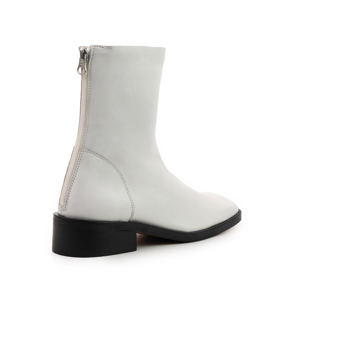 L'intervalle Jaca Blanc Cuir Blanc