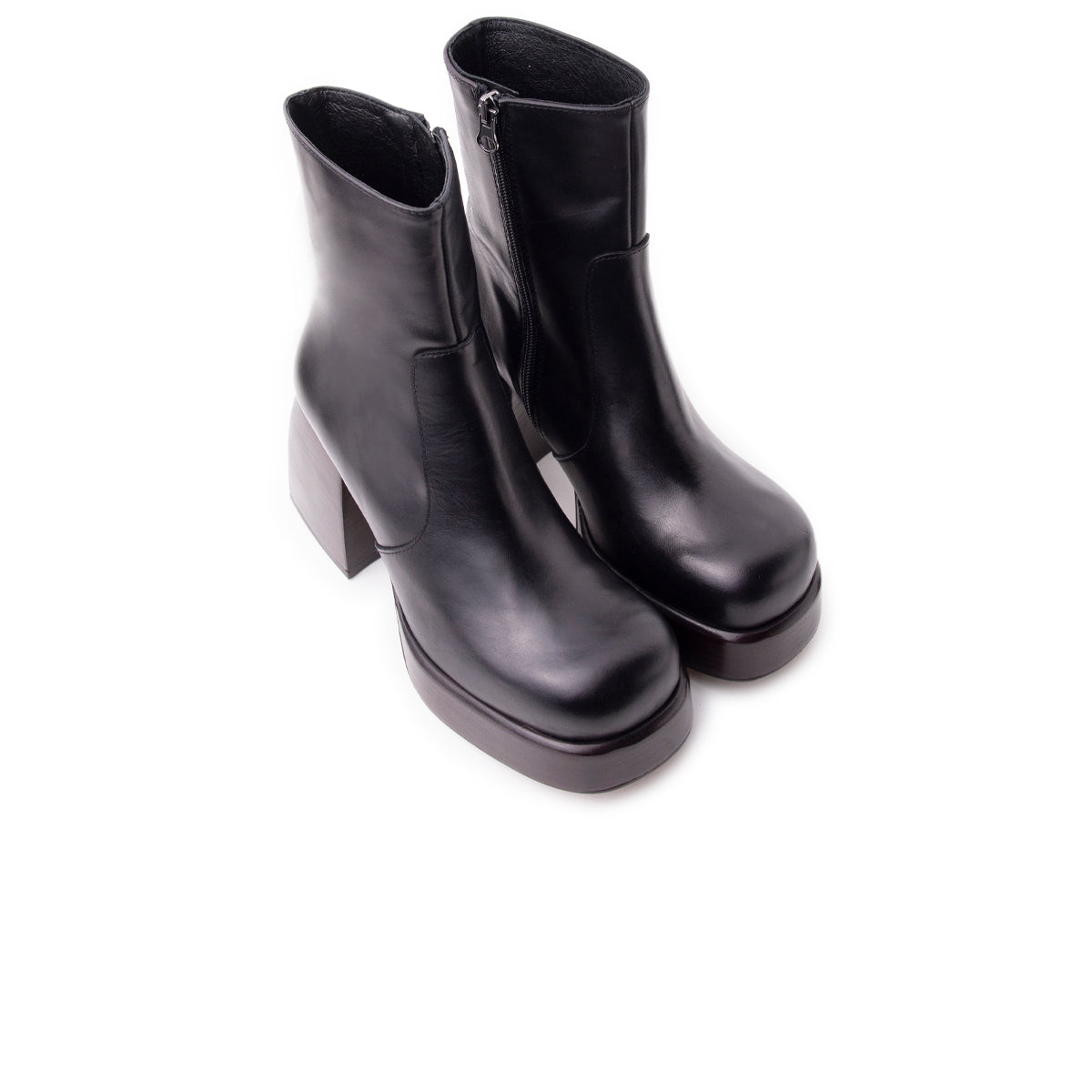 L'intervalle Jace Noir Cuir Noir