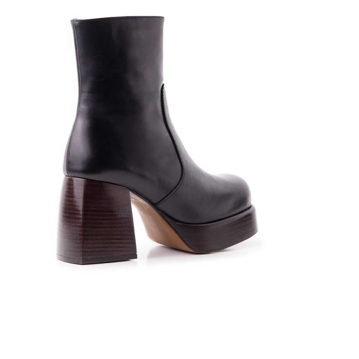 L'intervalle Jace Noir Cuir Noir