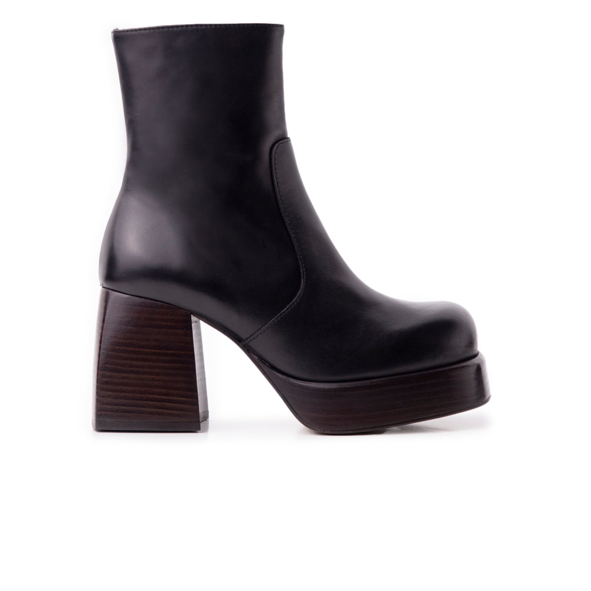 l'intervalle Jace Noir Cuir Noir