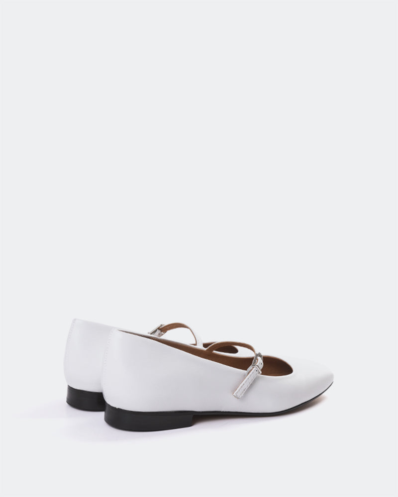 L'intervalle Jaria Cuir Blanc Blanc