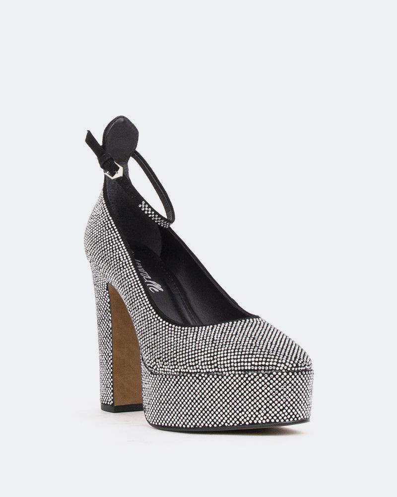 L'intervalle Jayne Noir Suède /Suède Noir Noir