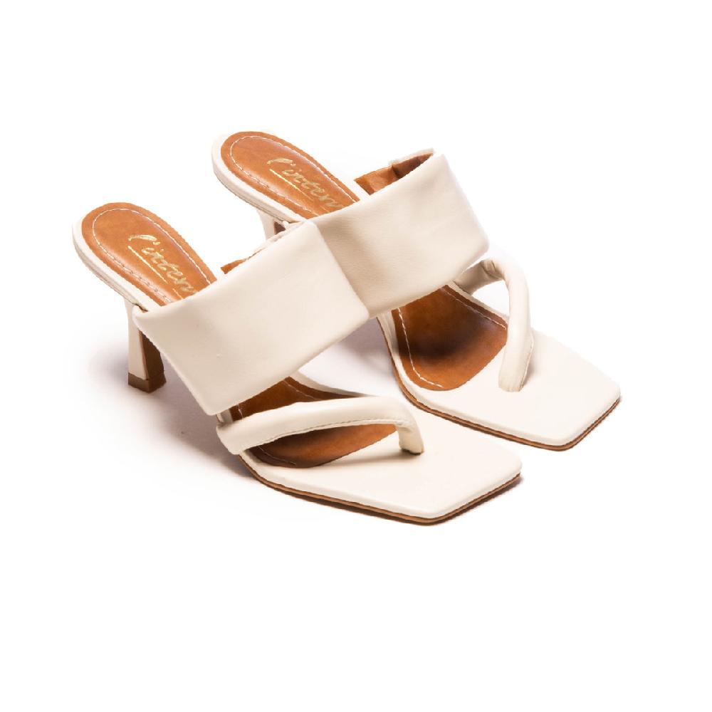 L'intervalle Jet Blanc Cassé Cuir Blanc