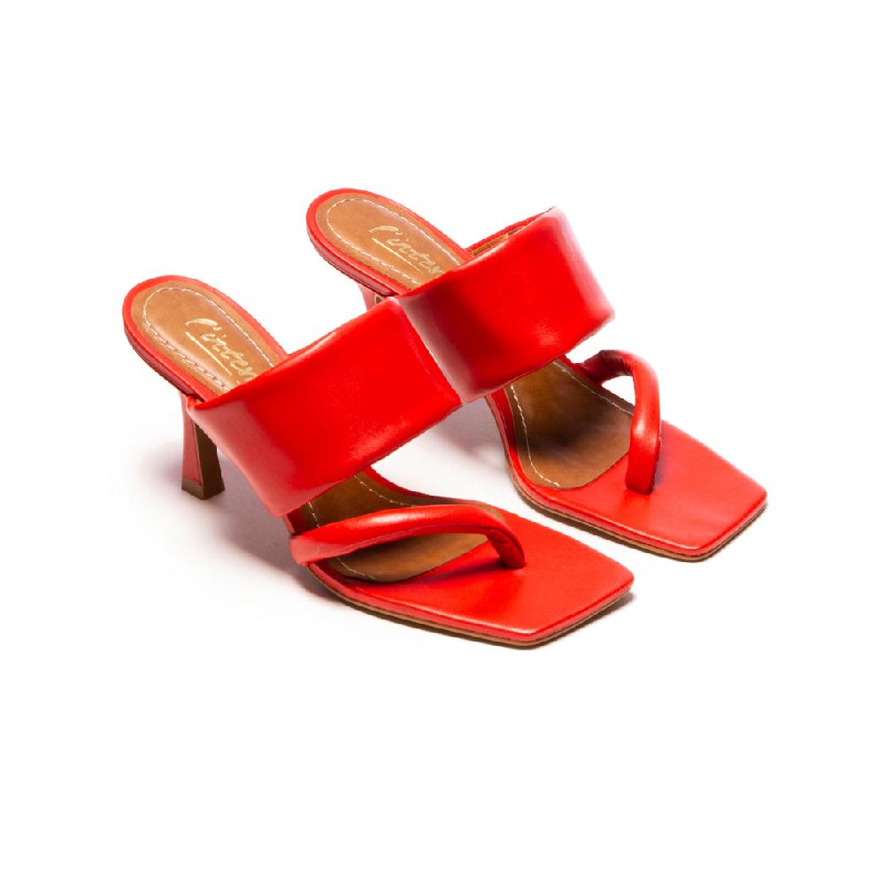 L'intervalle Jet Rouge Cuir Rouge