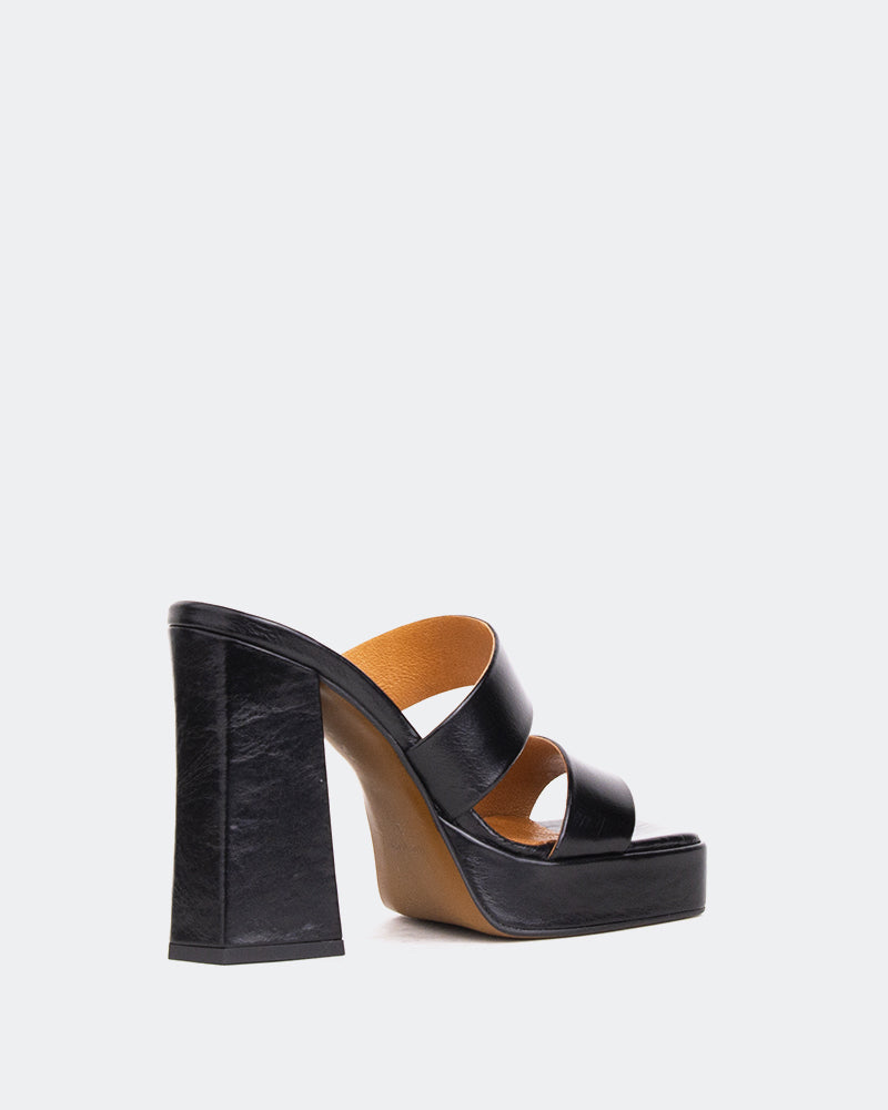 L'intervalle Jinx Noir Cuir/Cuir Noir Noir