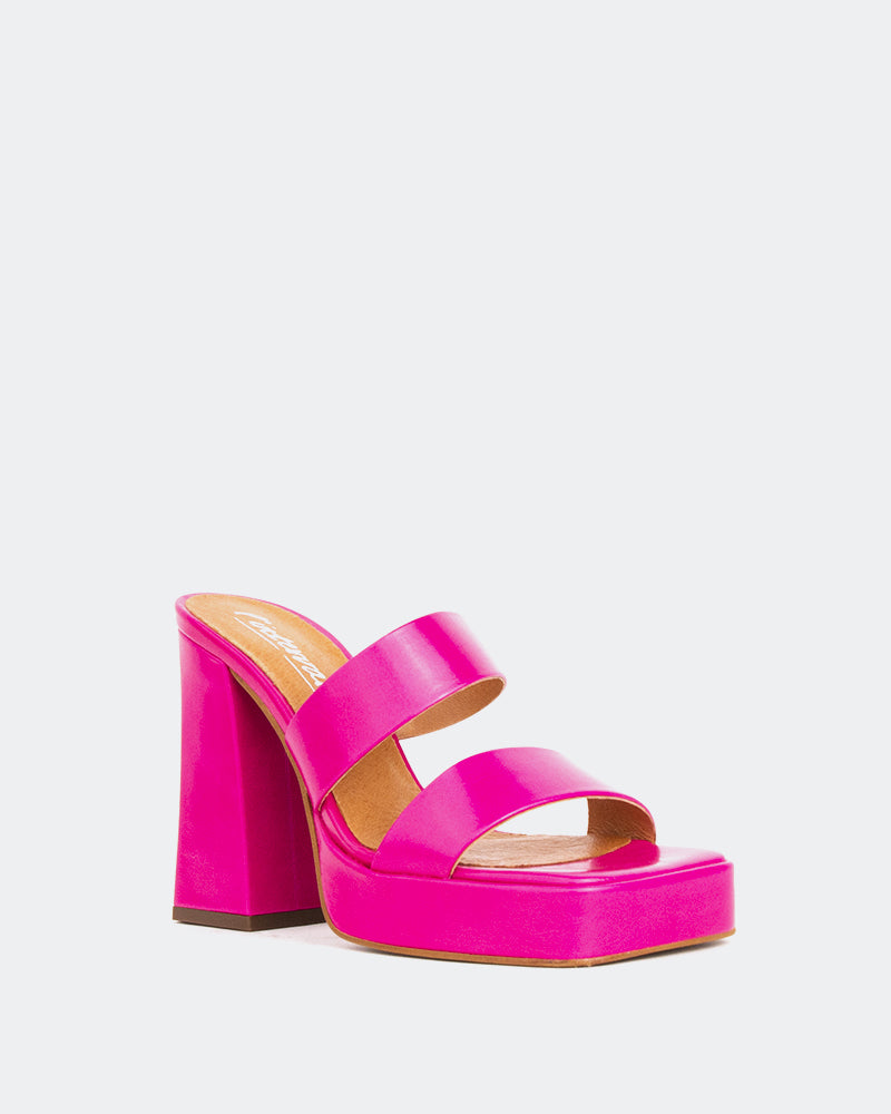 L'intervalle Jinx Rose Cuir/Cuir Rose Rose