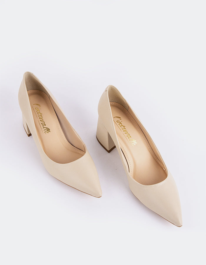 L'intervalle Josephine Blanc Cassé Cuir Blanc