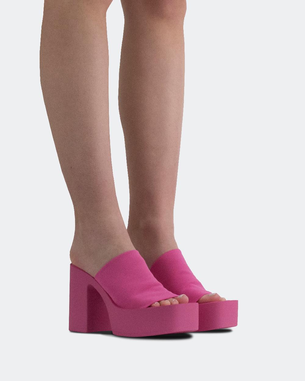 L'intervalle Jourdan Fucshia Lycra Rose