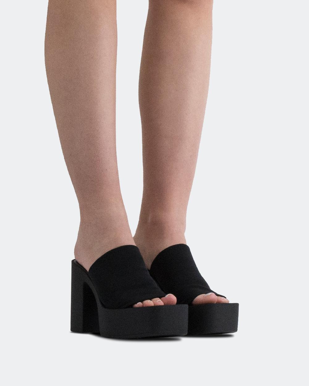 L'intervalle Jourdan Noir Lycra Noir