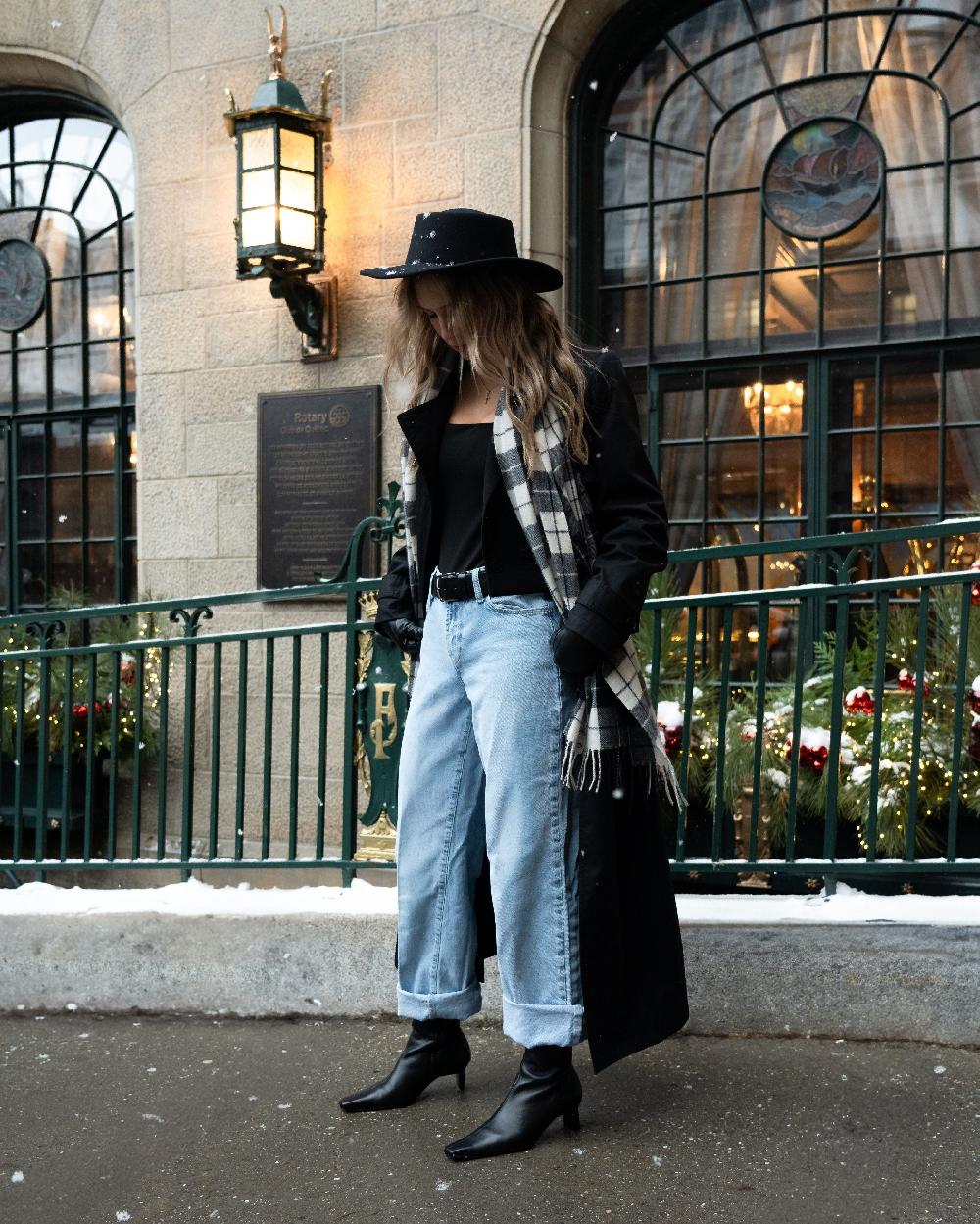 L'intervalle Karylle Noir Cuir Noir