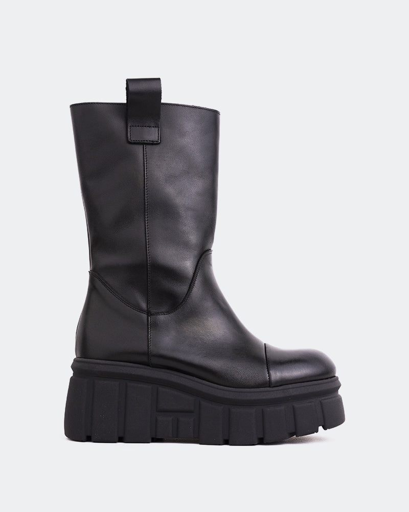 l'intervalle Kelowna Noir Cuir Noir