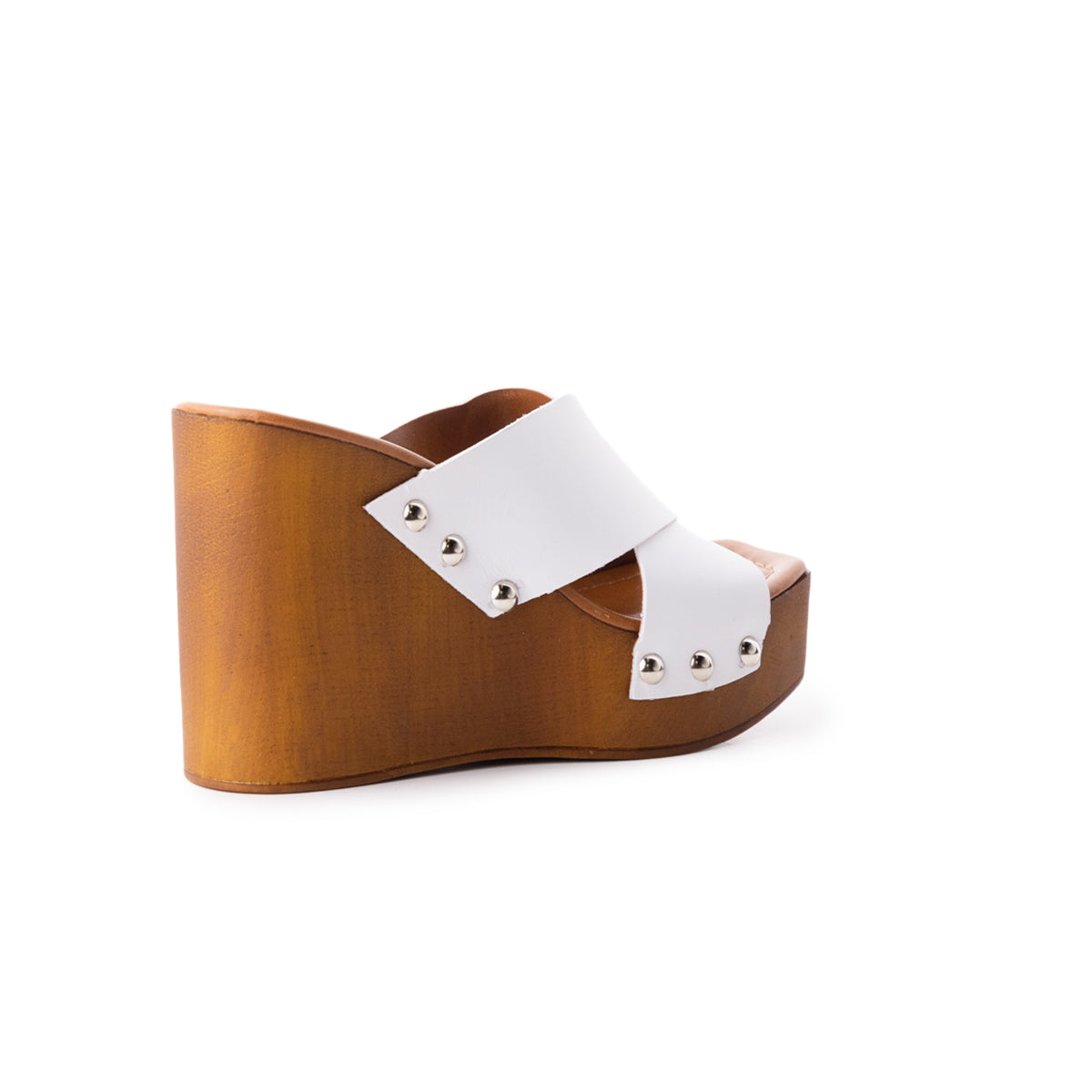 L'intervalle Kitten Blanc Cuir Blanc