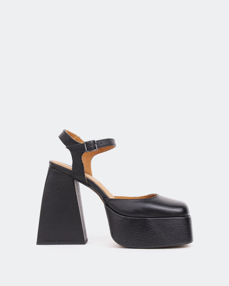 l'intervalle Kotter Noir Cuir/Cuir Noir Noir