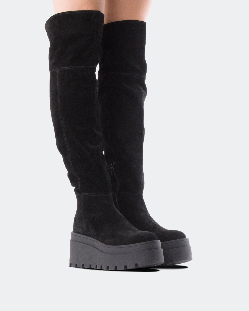 L'intervalle Koulutie Noir Suède Stretch Noir