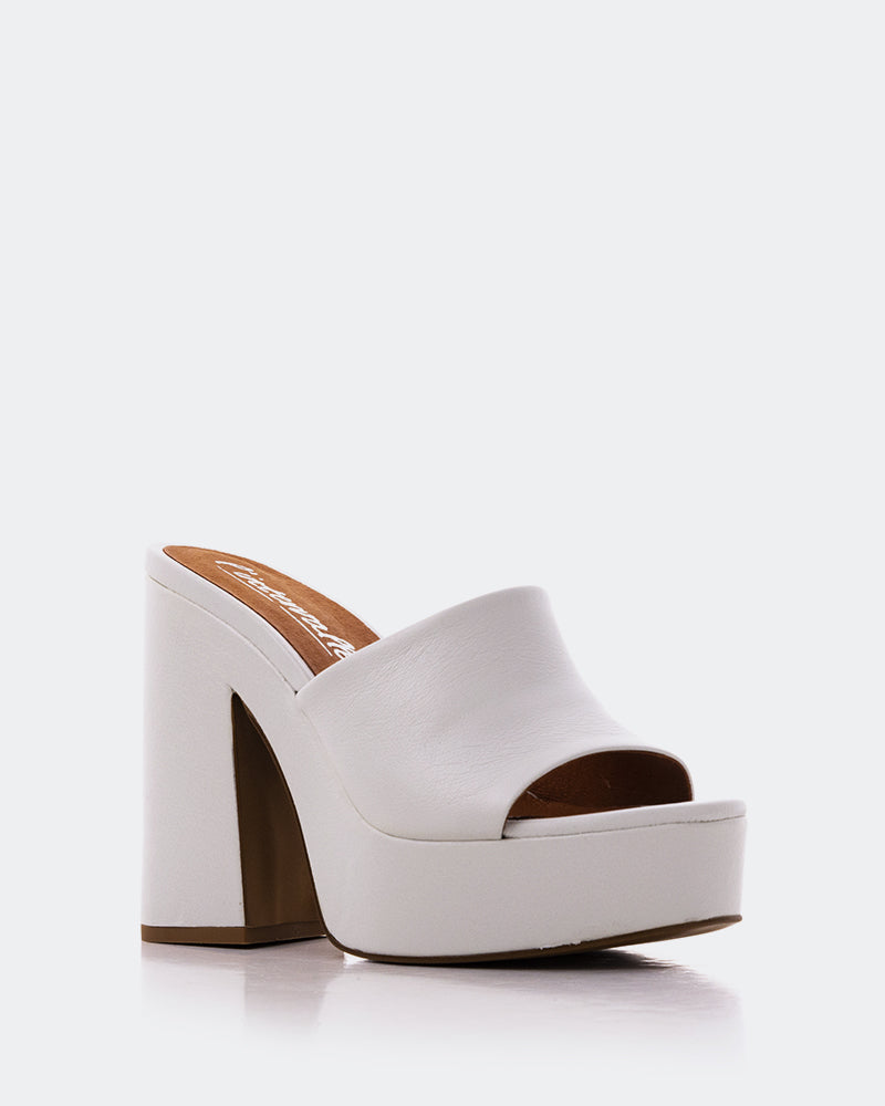 L'intervalle Lalaria Blanc Cuir Blanc