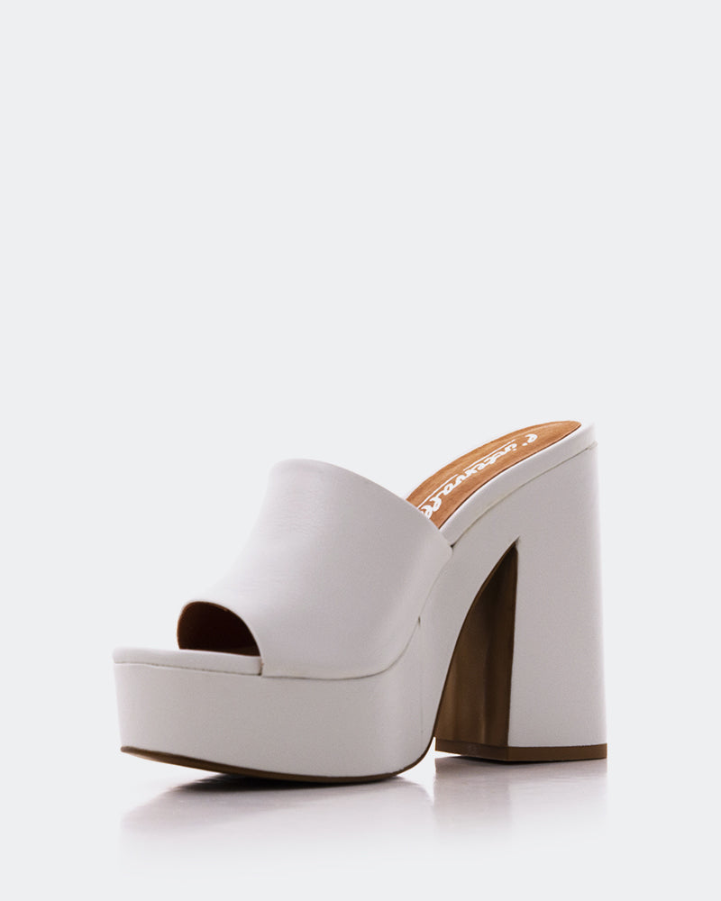 L'intervalle Lalaria Blanc Cuir Blanc