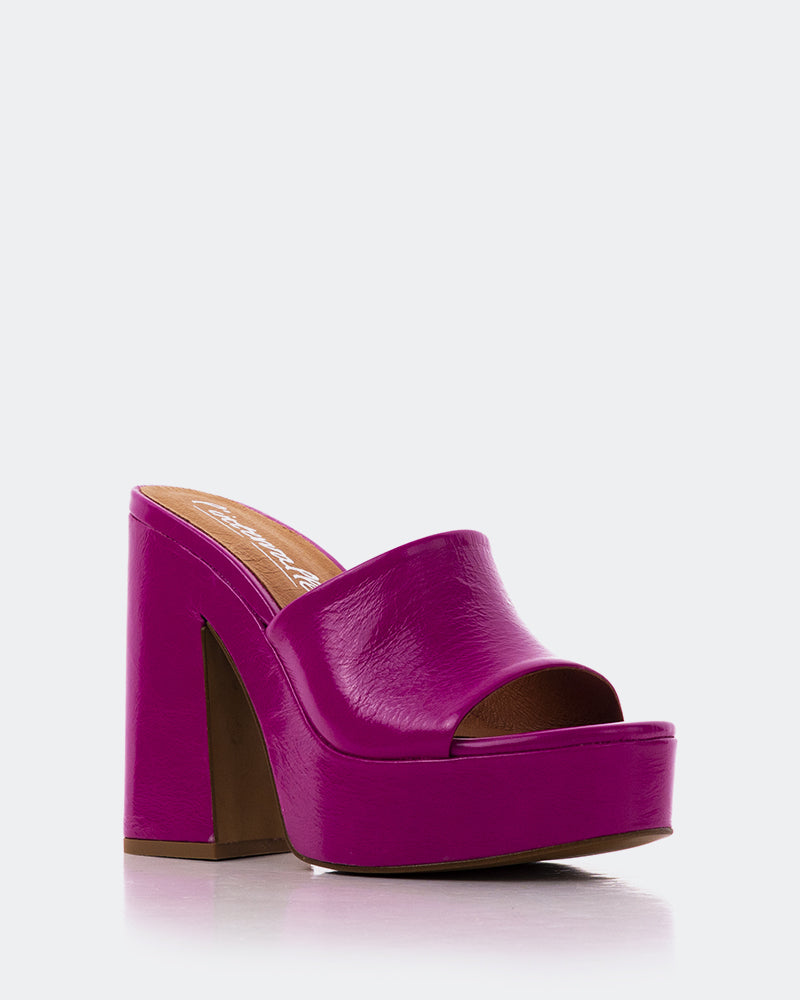 L'intervalle Lalaria Cuir Fuchsia Rose