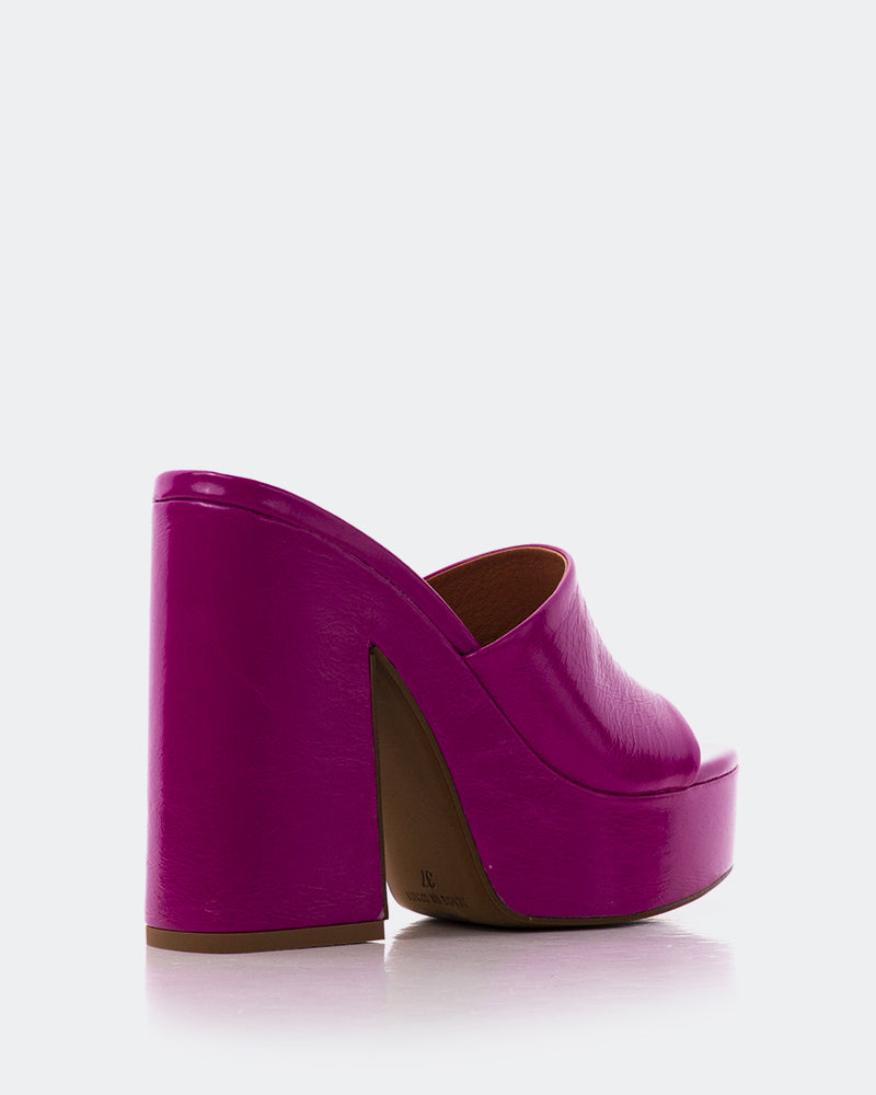 L'intervalle Lalaria Cuir Fuchsia Rose