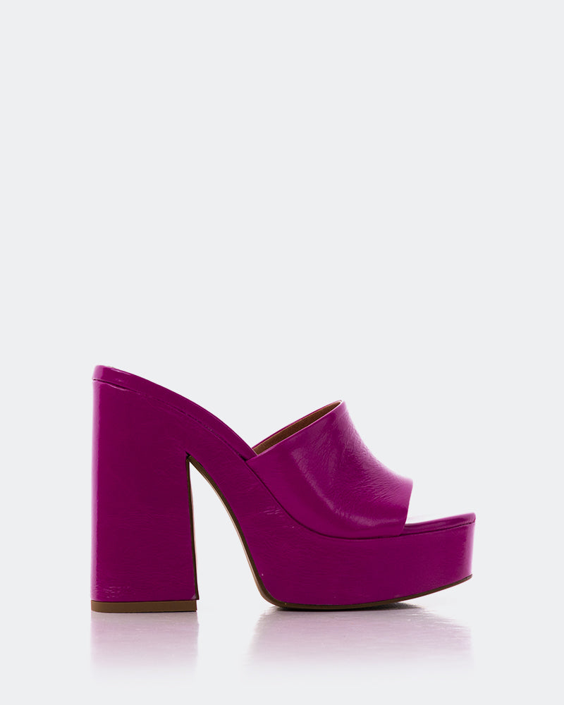 l'intervalle Lalaria cuir fuchsia Rose