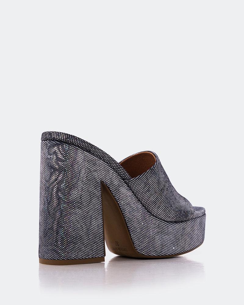 L'intervalle Lalaria Cuir Marine Bleu