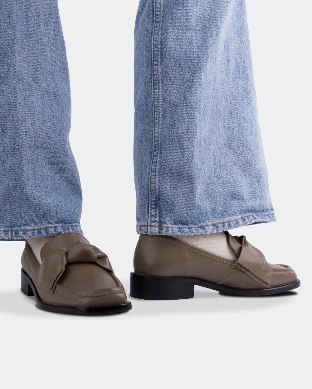 L'intervalle Lalin Amande Cuir Amande