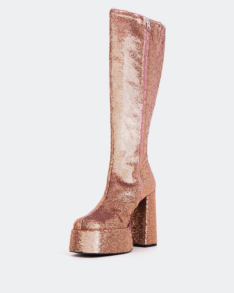 L'intervalle Latto Rose Paillettes Rose