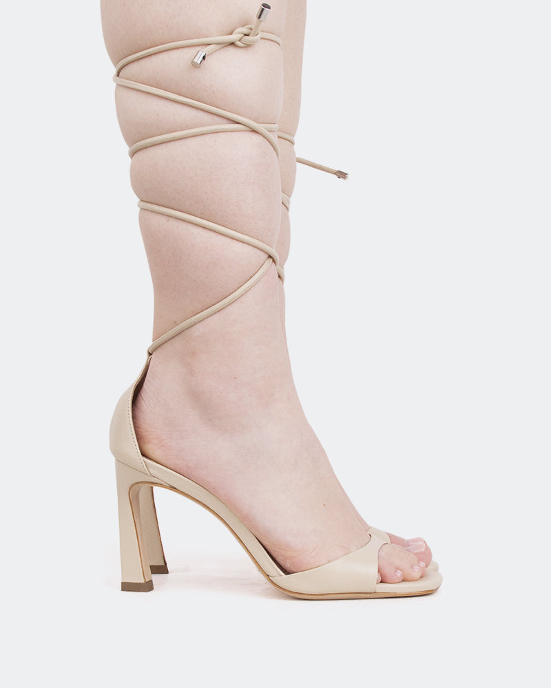 l'intervalle Lavo cuir vanille/cuir vanille Amande